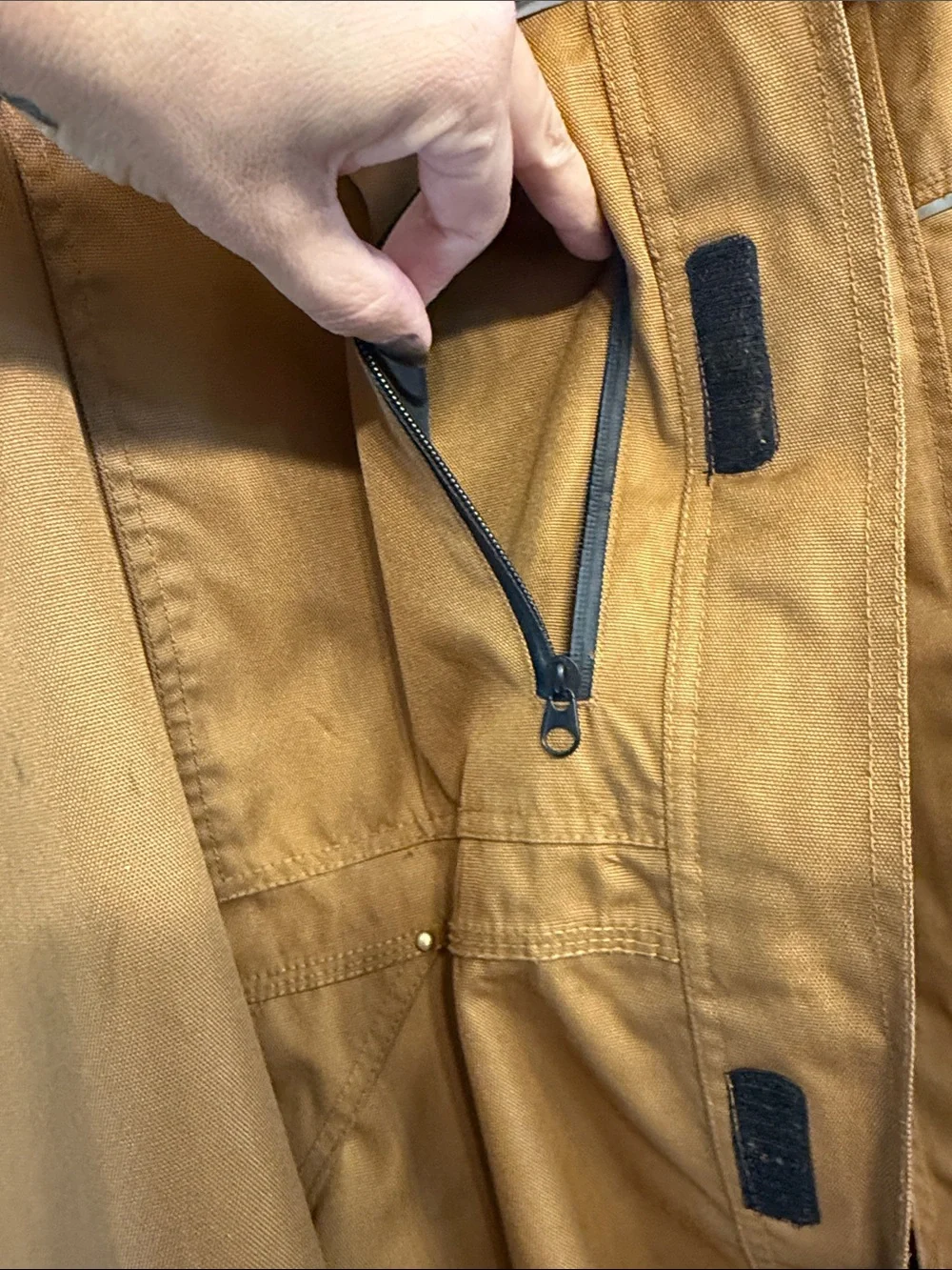 Men's Tan Workfield Jacket with Mesh Lining
